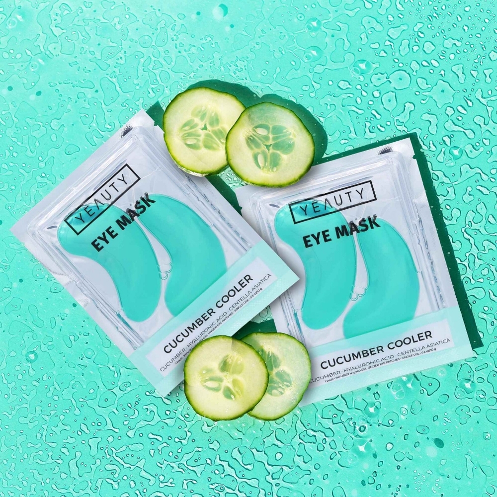 Yeauty Cucumber Cooler Eye Pad Mask 1 set - Picture 4 of 7